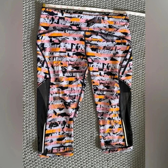 lululemon Speed Up Crop Inversion Multi Leggings w/ Mesh 8 - Picture 9 of 16